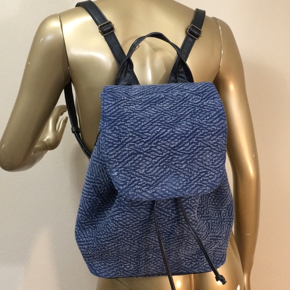 Blue mini backpack by ECOTE - Picture 3 of 7